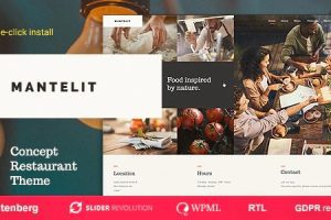 Mantelit v.1.0.9 – 餐厅WordPress主题下载