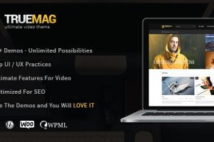 True Mag v4.3.14.2 – 用于视频和杂志的 WordPress 主题下载