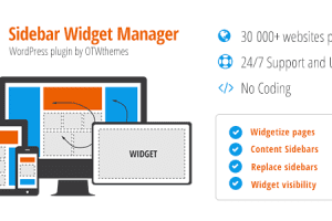 Sidebar & Widget Manager for WordPress v.4.7 插件免费下载