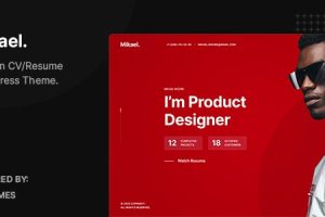 Mikael v.1.0.7 – 现代创意简历/履历 WordPress 主题下载