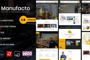 Manufacto v3.1 – 工厂 WordPress 主题下载