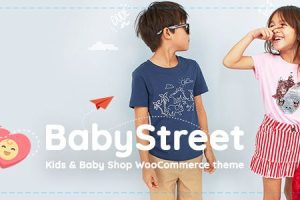 BabyStreet v.1.6.7 – WooCommerce 主题儿童商店和婴儿商店服装和玩具下载
