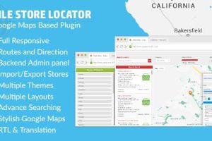 Store Locator (Google Maps) For WordPress v4.9 谷歌地图插件破解版下载