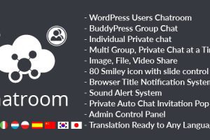 WordPress Chat Room, Group Chat Plugin v.2.0 Download WordPress 聊天室插件下载