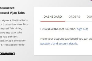 SS WooCommerce Myaccount Ajax Tabs v.2.5.0 插件下载