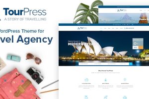 TourPress v.1.2.2 – 旅行预订 WordPress 主题下载