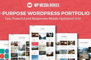 WP Media Boxes Portfolio v.1.5.5 – 响应式WordPress网格插件下载