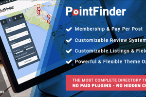 PointFinder v2.2.5 目录和列表 WordPress 主题