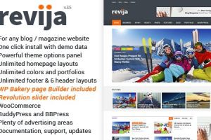 Revija v3.9 – 博客和新闻 WordPress 主题下载