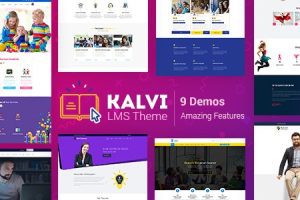 Kalvi v3.9 – LMS教育WordPress主题下载