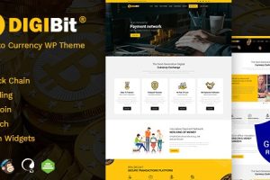 DigiBit v2.2 – 加密货币挖掘 WordPress 主题免费下载