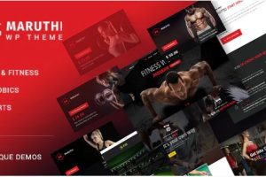 Maruthi v2.7 – 健身体育馆教练WordPress主题下载