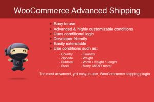 WooCommerce Advanced Shipping v.1.1.0 高级物流配置插件下载