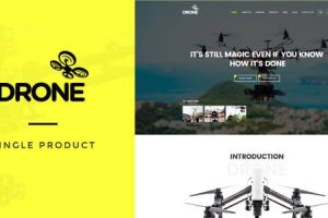 Drone v.1.40 – 无人机单品WordPress主题下载