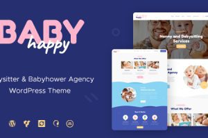 Happy Baby v1.2.2 | 保姆和保姆服务 WordPress 主题下载