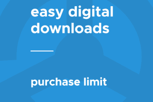 Easy Digital Downloads Purchase Limit 1.2.22