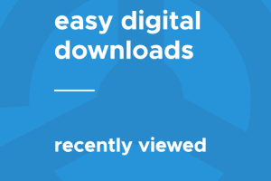 Easy Digital Downloads Recently Viewed Items 1.0.2