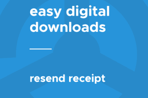 Easy Digital Downloads Resend Receipt 1.0.2