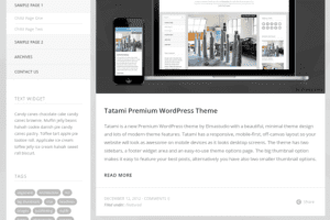 ElmaStudio Tatami WordPress Theme 1.0.9