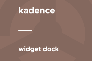 Kadence – Widget Dock 1.0.6 插件下载