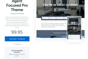 StudioPress Agent Focused Pro Genesis WordPress Theme 2.0.0