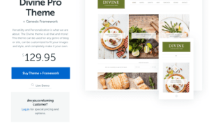 StudioPress Divine Pro WordPress Theme 1.0.7