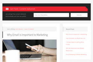 StudioPress Generate Pro Genesis WordPress Theme 2.1.1