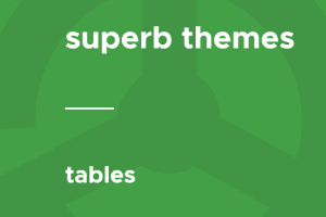 Superb Tables (plugin) 109.0 表格插件下载