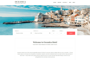 Oceanica v2.2.3 MOTOPRESS – WordPress酒店主题下载