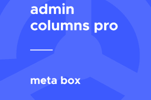 Admin Columns Pro – Meta Box 1.2