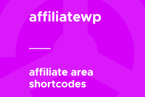AffiliateWP – Affiliate Area Shortcodes 1.3