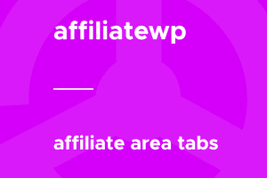 AffiliateWP – Affiliate Area Tabs 1.4