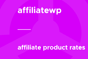 AffiliateWP – Affiliate Product Rates 1.2