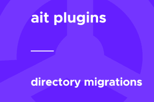 AIT – Directory Migrations (Legacy) 2.1