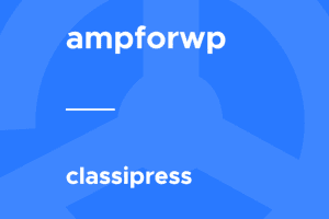 Classipress for AMP 0.8