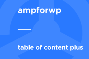 Table Of Content Plus For AMP 1.6.7