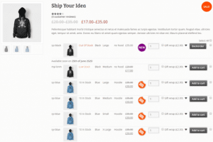 WooCommerce – Variations to Table Grid 1.4.12 默认选择产品变体插件下载