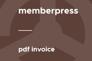 MemberPress – PDF Invoice 1.1.29 拓展插件下载