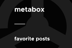Meta Box – Favorite Posts 2.0.2