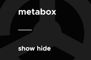Meta Box – Show Hide 1.3.0
