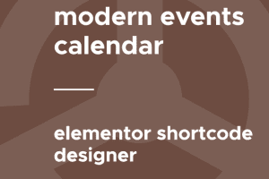MEC – Elementor Shortcode Designer 1.2.2