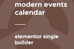 MEC – Elementor Single Builder 1.7.2