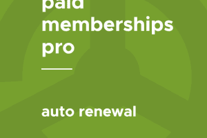 Paid Memberships Pro – Auto-Renewal Checkbox 0.2.9