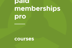 Paid Memberships Pro – Courses 1.0.5