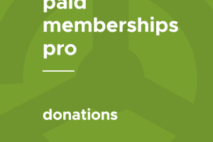 Paid Memberships Pro – Donations 1.1.1
