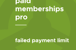 Paid Memberships Pro – Failed Payment Limit .2