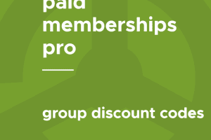 Paid Memberships Pro – Group Discount Codes 0.3.2