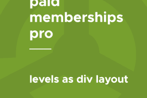 Paid Memberships Pro – Levels as DIV Layout .3