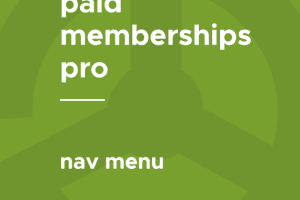 Paid Memberships Pro – Nav Menus .3.4