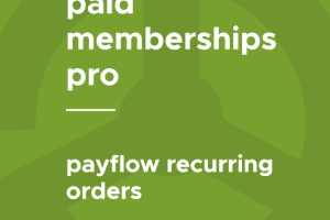 Paid Memberships Pro – Payflow Recurring Orders 0.3